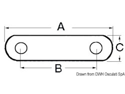 Strozzascotte inox 82x66x18 mm